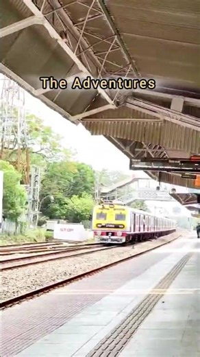 Local & Local Train 🚂 #localtrain #station #indianrailways #shorts #theadventures