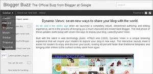 Google、「Blogger」の動的テンプレート「Dynamic Views」を発表