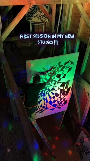 The Roamers Roost on Instagram: "LOVING my New Studio!!! A 3 story structure I built by hand myself here on my farm in Hawaii. (Technically 4 stories, but the tower on top is still under construction) Tons of natural light and airflow, which solves the severe mold problem I encountered in my previous studio. And I'm absolutely ecstatic about all the vertical space in this new environment! It feels downright expansive! I'm doing a training exercise here in this video where I am intentionally maki