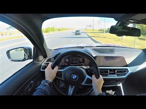 2019 BMW 320d Xdrive - POV Test Drive, acceleration 0-100km/h