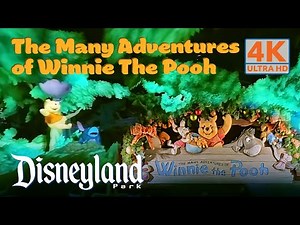 The Many Adventures of Winnie the Pooh Full Ride - 4K video | Disneyland 2022