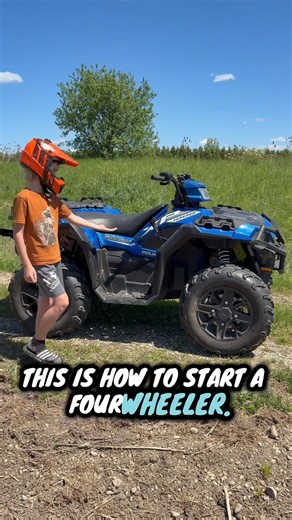 How to start a 4 wheeler ATV