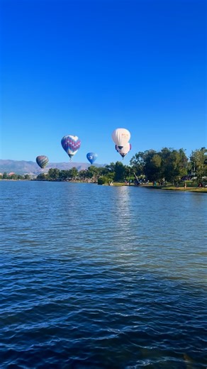 Check out this hot air balloon 🎈doing splash and dash in Prospect Lake. #hotairballoon #labordayliftoff #hotairballoonfestival #ballon #coloradosprings | Colorado Wild Adventures