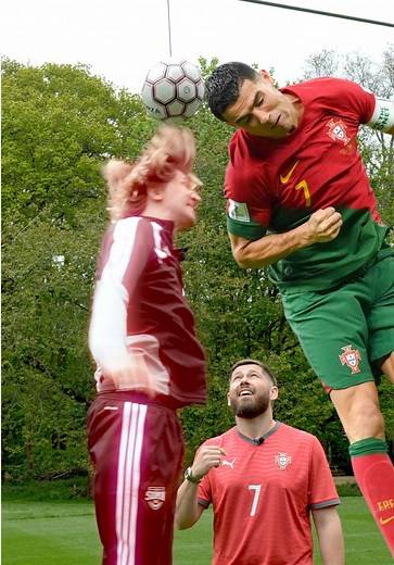 Can YouTubers Jump As High As Ronaldo?