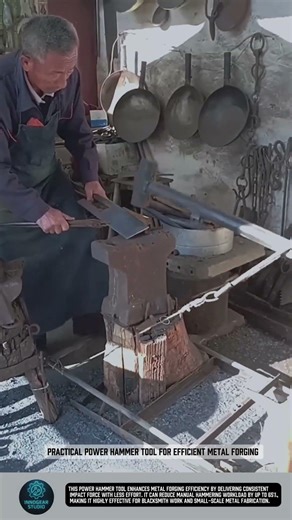 Practical Power Hammer Tool for Efficient Metal Forging #tools