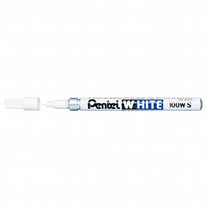 Pentel Permanent Marker 1.3mm Fine White