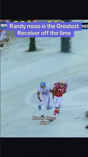 Randy Moss Hall of Fame career highlights #nfl #football #vikings #randymoss #patriots #fyp