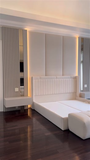 𝑲𝒉𝒂𝒏 𝑪𝒖𝒔𝒕𝒐𝒎 𝑭𝒖𝒓𝒏𝒊𝒕𝒖𝒓𝒆 on Instagram: "We specialize in all CUSTOM modern and luxury furniture design. Wall Panels, Headboards, Bed frames, Nightstands, Dressers, Ottomans, Couch/Sofa, TV media wall, Mirrors and LED Lighting! Everything is customized with your preference and style in mind with choices ranging from design, colours, sizes, profiles, metal finishes and more! Share your ideas with us and let us make your home beautiful! 📞 +1 (416) 577-0664 . . . #design #interiorde