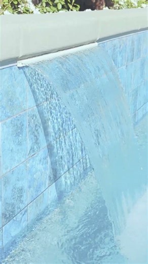 Accidental ASMR: Pool Waterfall & Garden Sounds for Instant Calm (Water, Leaves, Bubbles)