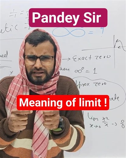True Meaning of Limits | Just Before the Point | Pandey Sir