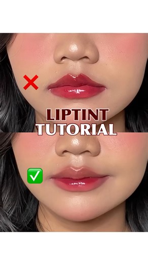 Nadya Taffyta | [SAVE NOW & Practice Later] Liptint Tutorial #liptint #liptinttutorial #liptints #lippie #lips #lipshack #liptinttips #lips | Instagram