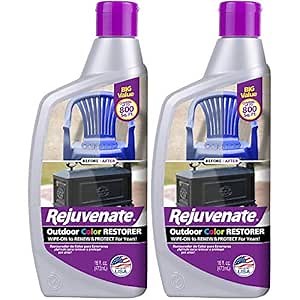 Rejuvenate Outdoor Color Restorer Instantly Restores Faded Sun-Damaged and Oxidized Possessions and Protects from Future Wear 16oz (16oz x 2 Pack)