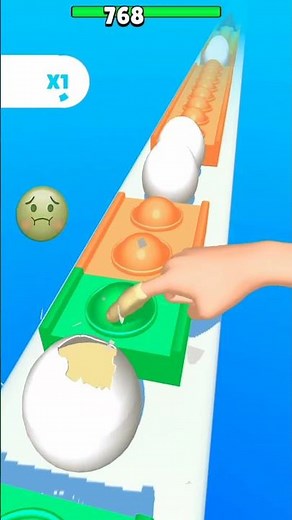 Low to Fast Speed 😱 | Happy Pop Run Level 768 Funny Gameplay 😂 #shorts