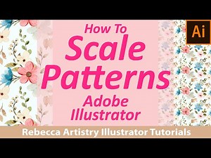 Pattern Rescaling in Adobe Illustrator PT 1- How to Rescale Pattern Swatches in Adobe Illustrator