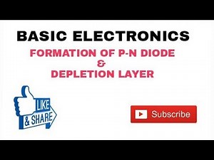 6. FORMATION OF P-N DIODE & DEPLETION LAYER WITH THE HELP OF P & N TYPE SEMICONDUCTOR