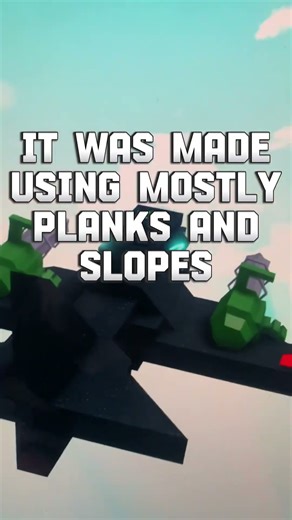 Jet using no scale tool in #buildaboat #roblox #jet #plane