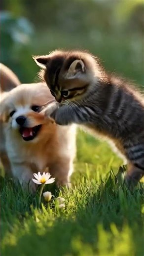 Dog vs Cat 🐈😺#cat #dog#shorts #aivideo #new#trending
