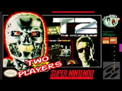 Terminator 2: The Arcade Game Snes (Two Players)