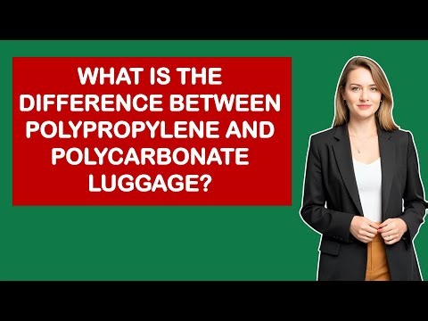 What Is The Difference Between Polypropylene And Polycarbonate Luggage?