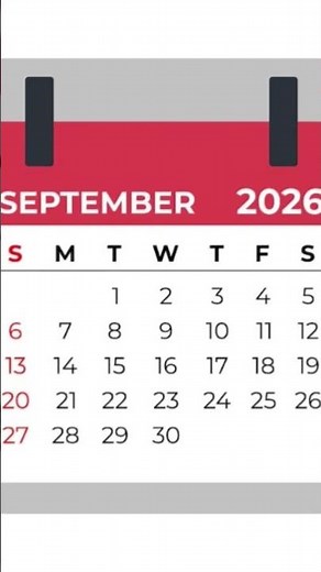 calendar 🗓️ 2026 #September #calendar2026 #festival #plan2026