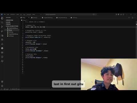 [PART 1] Dasar Struktur Data Python | List, Linked List, dan Vector