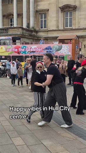 Enjoying Happy Vibes in Hull City Centre