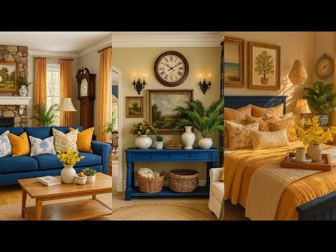 Vintage Farmhouse Cottage Style | Traditional Country Home Decorating Inspiration