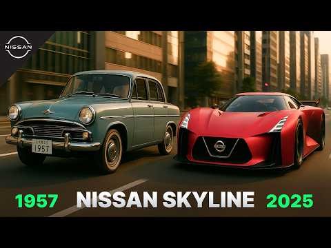 Nissan Skyline Car Transformation | 1957 – 2023 Evolution in 3 Minutes