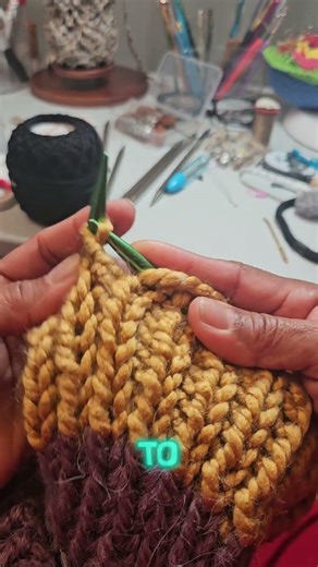 how to knit and purl. 🥰 #knittingpatterns #knitting