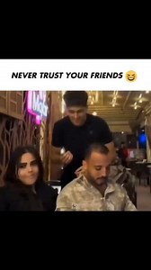 I repeat never trust your friends 😂👌 #funnyhumor #funnyvideos #comedy #viral | Funny humor