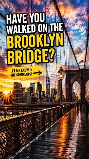 Have You Walked Across the Brooklyn Bridge? 🌉 #shorts