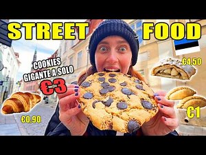 WHAT WE EAT ON A LITTLE MONEY in Estonia 🇪🇪 Street food in Tallinn