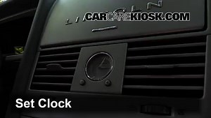 How to Set the Clock / Change Time on a 2002 Ford Explorer XLT 4.0L V6