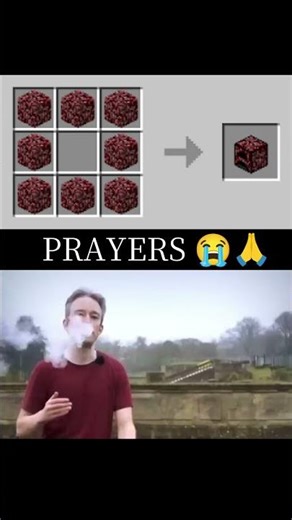 Nether Furnace Recipe Minecraft 🤯 #minecraft #minecraftshorts #minecraftmemes