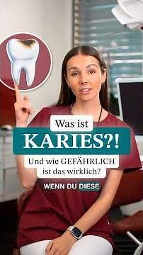 Was ist KARIES und WANN MUSS sie behandelt werden?! 🩺⚠️ #Dentist #ZahnSchmerzen
