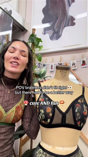 Before: bralettes didn’t work — I wanted a more comfortable option, but things would fall out 🍈🫣 As a Fashion Designer, I have an eye for details and patience to see my designs from idea to reality. There were countless fittings, size testing and a whole lot of trial and error… After: Bralettes that flex to fit YOU (not the other way around). This patented Easy-Fit technology works for a wide range of sizes. Whether small band and bust, small band full bust, or plus size — thousands of people 