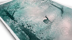 Tips for adding salt to watercolor - Sandy Allnock