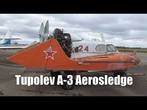 Tupolev A-3 Aerosledge - Weird Soviet Vehicle - Walkaround - Lithuanian Aviation Museum
