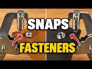 How To Install Snap Fasteners Easy Simple