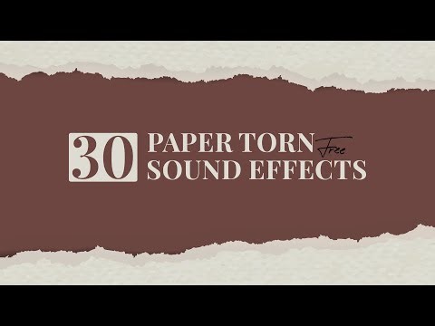 30 (FREE) PAPER TORN SFX 🔥🔥🔥