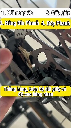 Chỉnh Phanh Đĩa Xe Đạp 6 Bước Đơn Giản
