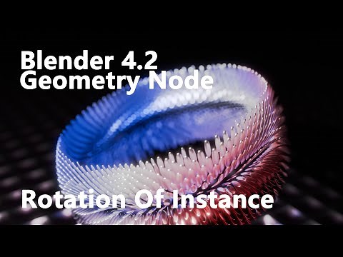 Blender 4.2 geometry nodes to make scale grow and resolve(advanced usage of rotation of instance)