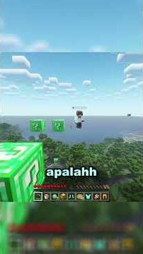 1v1 Emerald Lucky Block di Minecraft! vs @FarelZoxo Part 1