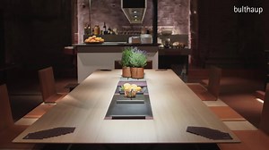 bulthaup adds a new dimension to the kitchen: Time is the focus. Valuable time for yourself, for communication with friends, time to enjoy the moment. #AmplifyU #bulthaup https://bulthaup.com/en/milan-2018/ | bulthaup