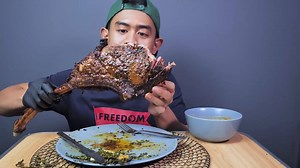41K views · 684 reactions | GILAAAA!! MUKBANG STEAK SAPI TOMAHAWK 1,7 KG SPECIAL #mukbang #makandaging #dagingsapi #viral #mukbangindonesia | Makan Enak | Facebook