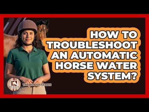 How To Troubleshoot An Automatic Horse Water System?