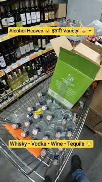 Inside Russian Mall 🥃 Whisky, Vodka, Wine & More | Price & Variety #russian #whisky #vodka #wine