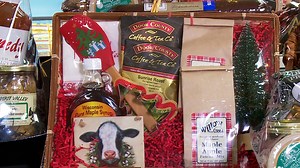 Holiday assortment gift boxes and baskets