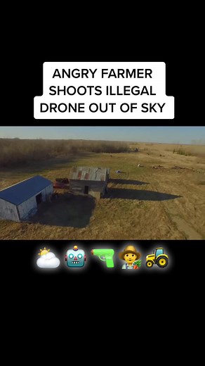 Was the farmer right to do this? #farmer #farmlife #drone #dronevideo #fyp #viral