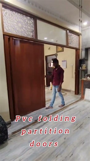 PVC FOLDING PARTITION DOORS ! PVC COLLOPSIBLE DOORS ! Hyderabad Bangalore and Chennai ! #shorts
